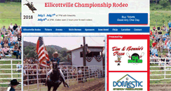 Desktop Screenshot of ellicottvillerodeo.com