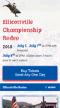 Mobile Screenshot of ellicottvillerodeo.com
